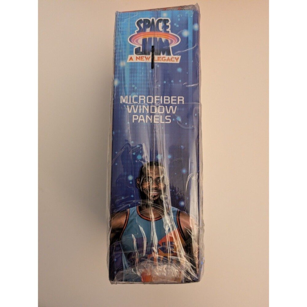 Space Jam A New Legacy Microfiber Window Panels Curtains 82x63 LeBron Bugs NEW